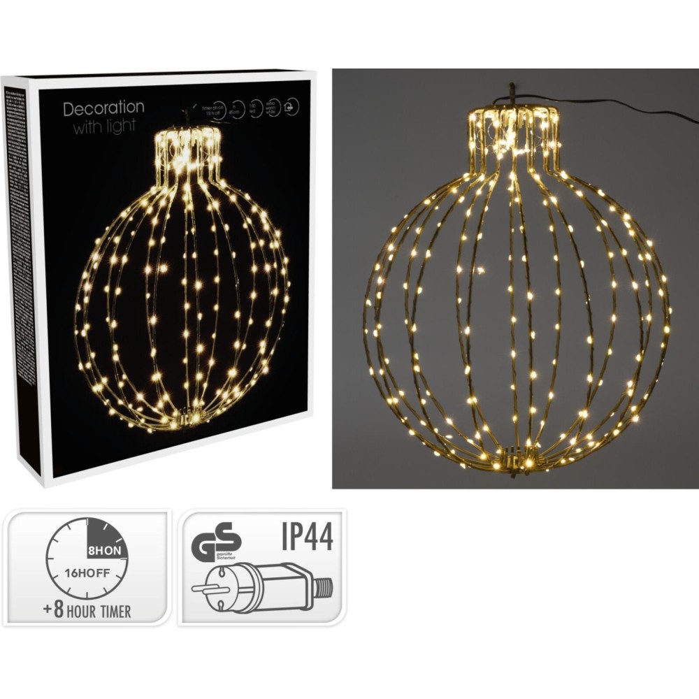 SFERA METAL D42 240LED B.CALDO